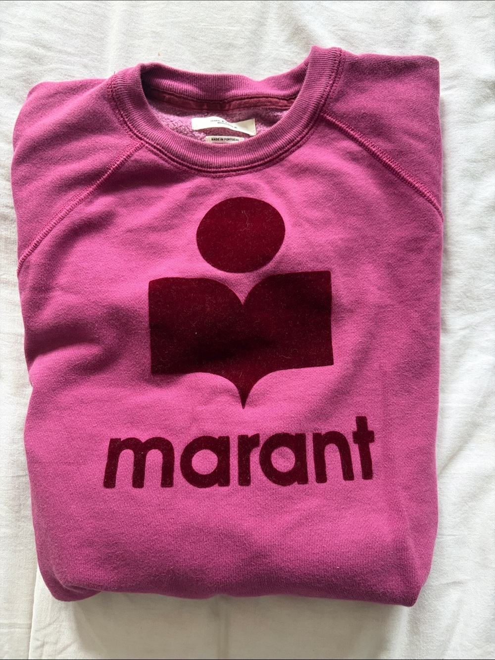 Isabel Marant Kids Magenta Logo Sweatshirt
